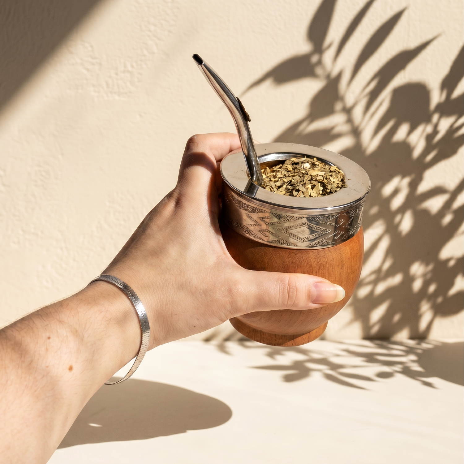Mate Imperial de Algarrobo en uso